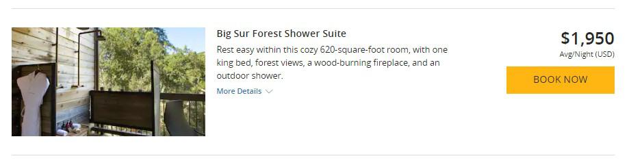 Big Sur Forest Shower Suite