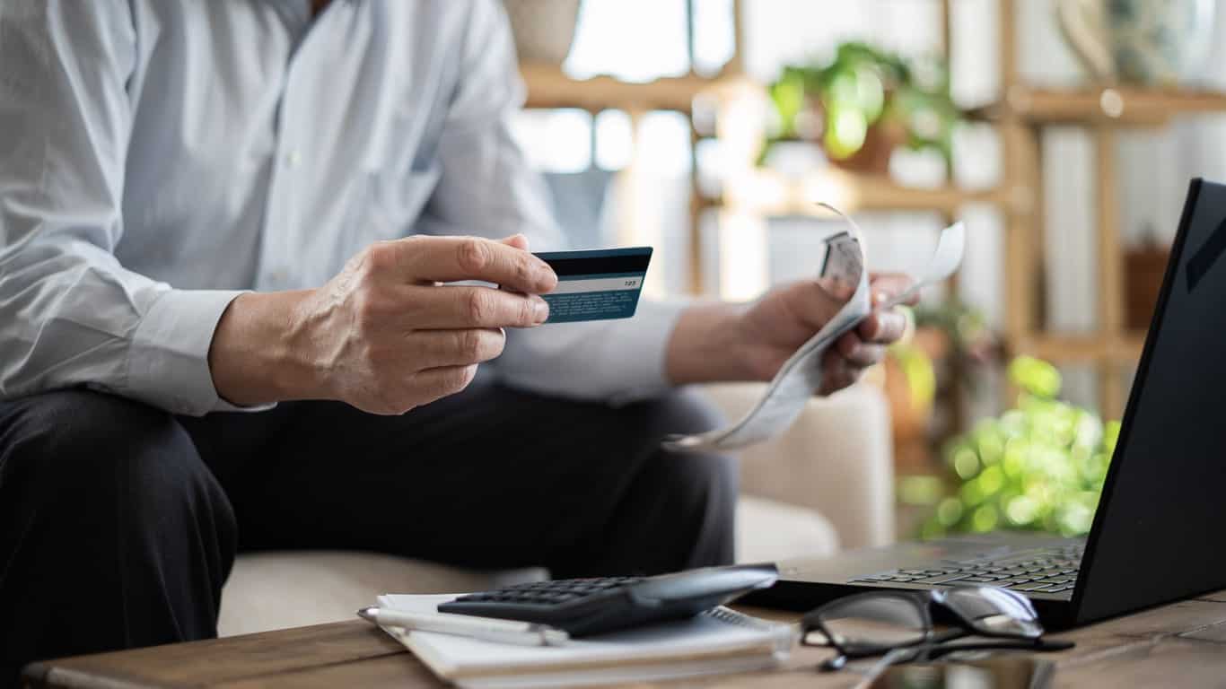 Paying bills using a credit card