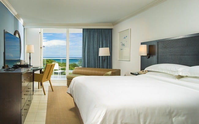 Hilton Rose Hall Resort & Spa King Guest Room Ocean View.  (Image Courtesy © 2019 Hilton)