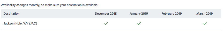 American Airlines Reduced Mileage Awards