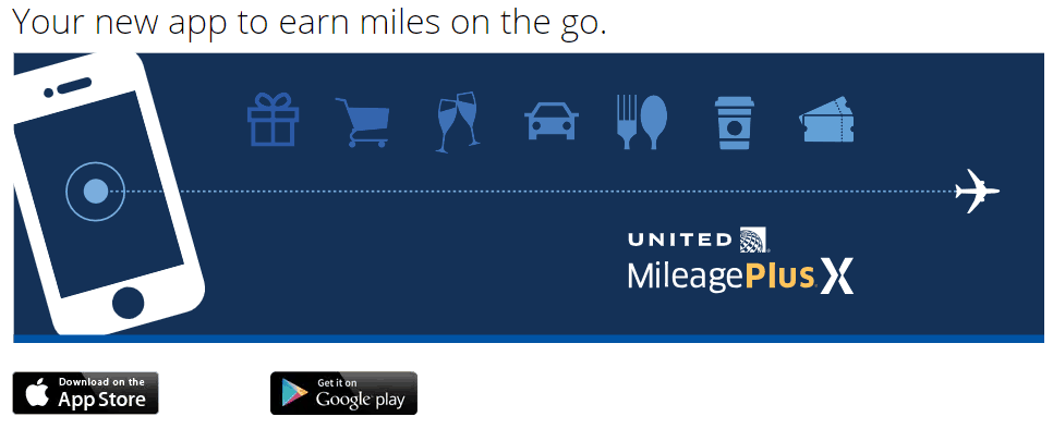 MileagePlus X is an app for your phone that offers an opportunity to earn United miles.