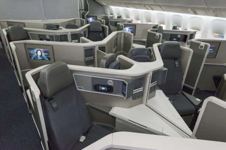 Business class on American’s Airbus A330-300.