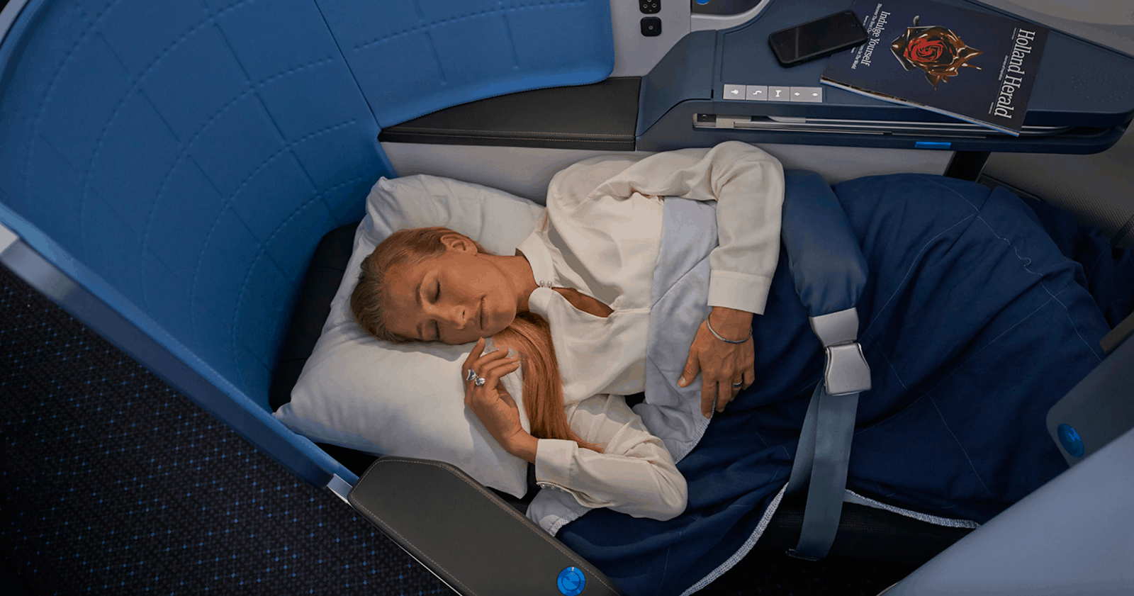 KLM Business Class is a great option for the long journey to India
