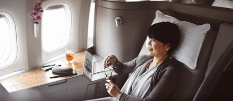 Cathay Pacific First Class (image courtesy of Cathay Pacific)