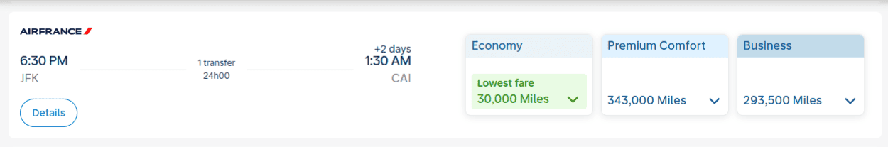 Fly to Egypt with Air France
