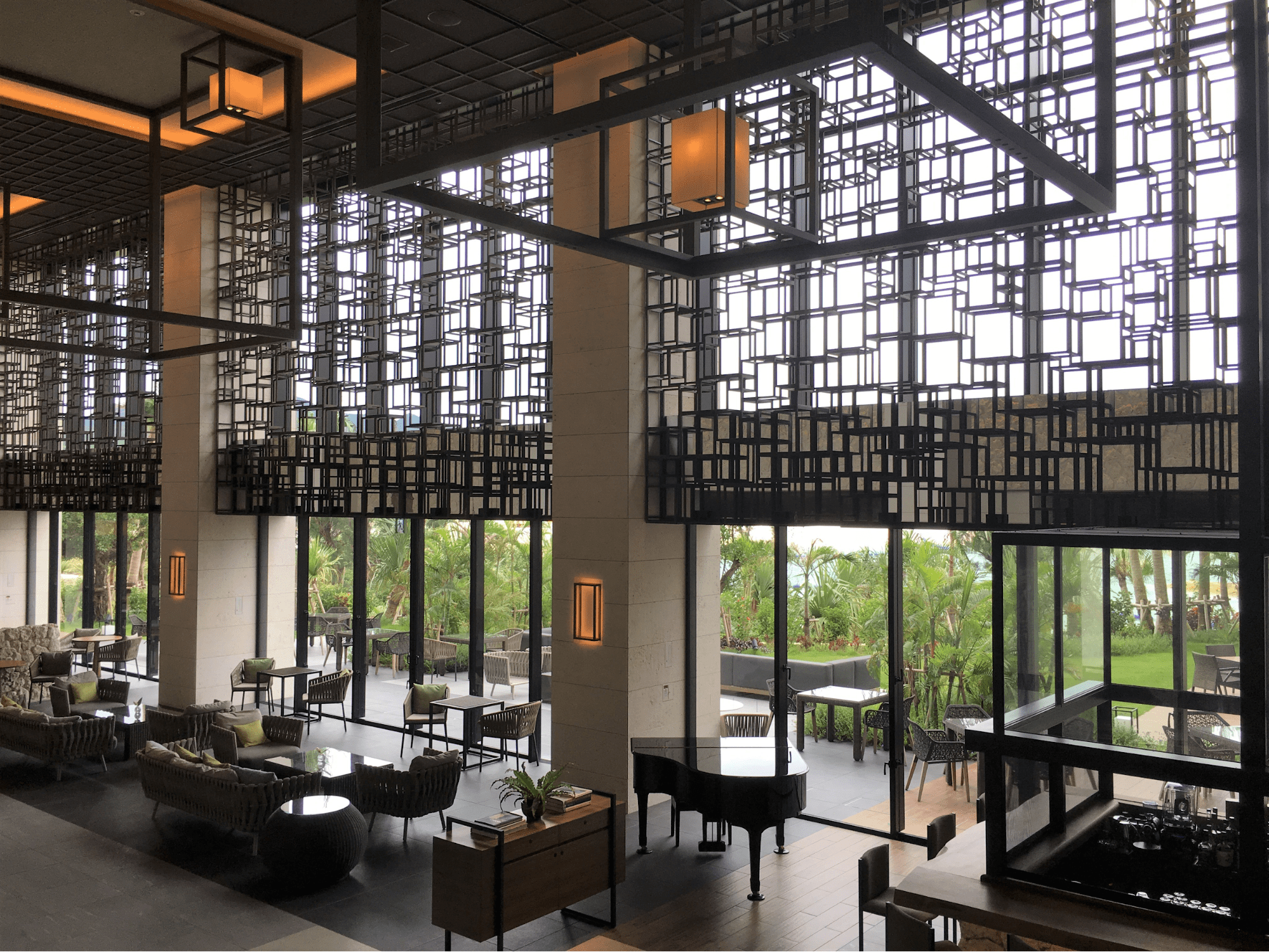 Hotel Lobby - Hyatt Regency Seragaki Island, Okinawa, Japan Review