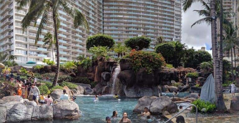 Hilton Hawaiian Village Waikiki Beach Resort - Our Paradise Pool