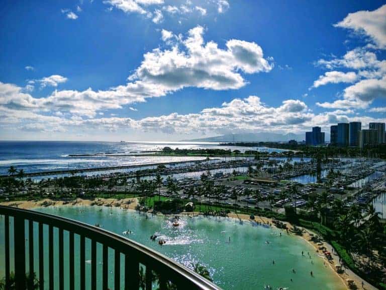 Balcony Vie Overlooking Marina and the Water Sports Lagoon