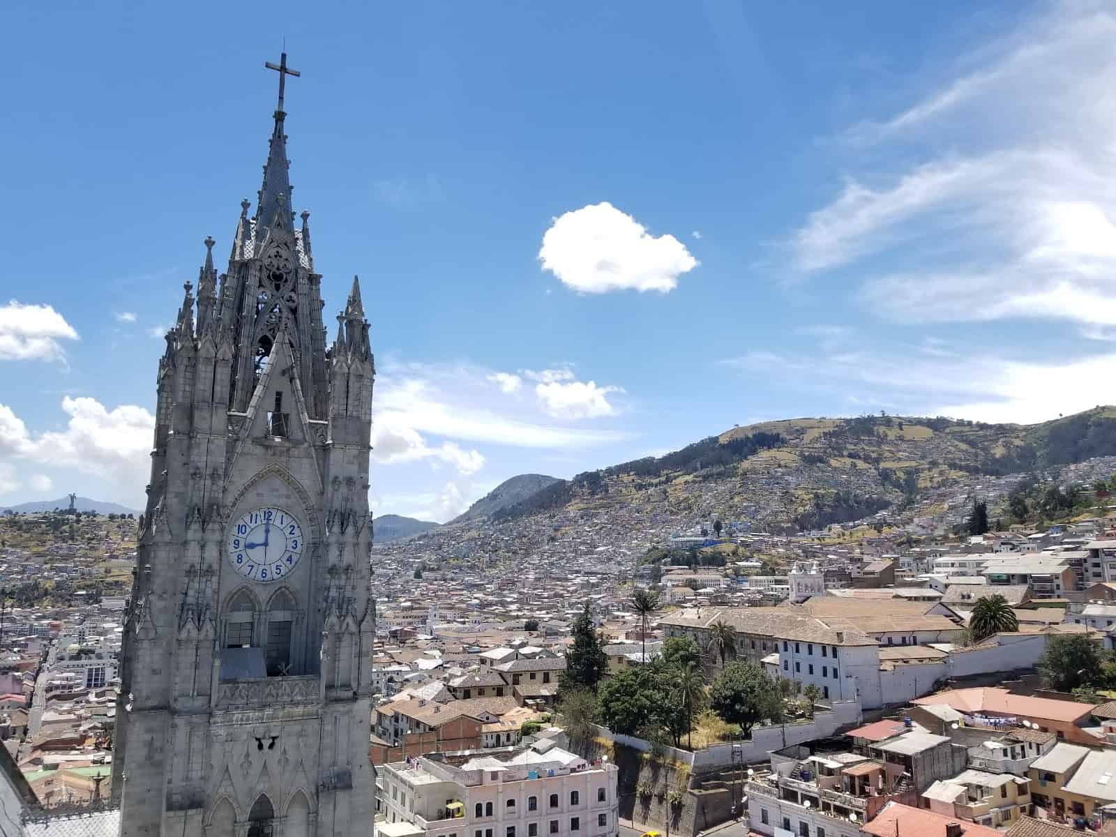 Quito from above