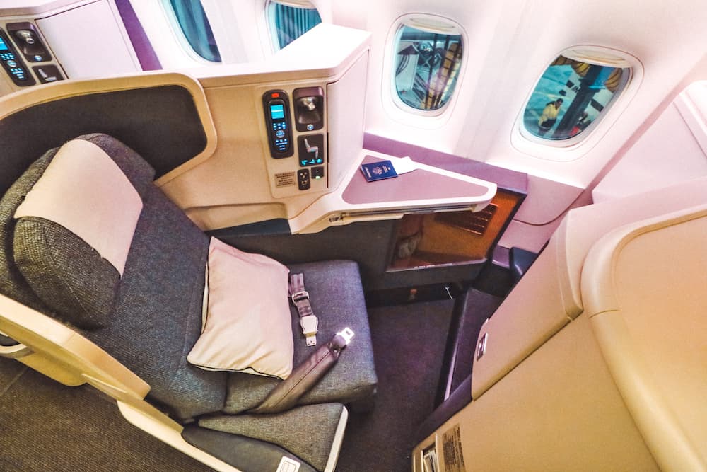 Cathay Pacific Business Class Seat