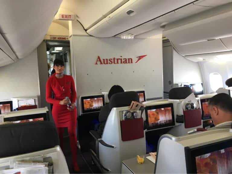 Austrian airlines business class baggage online