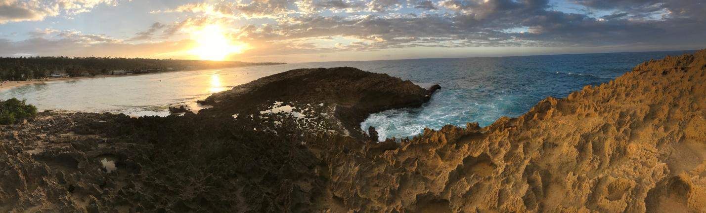 Jobos Beach at sunset