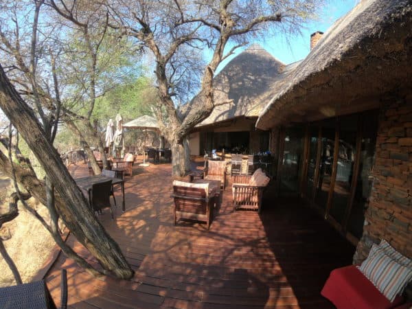 Sanctuary Makanyane Safari - Main Lodge Deck