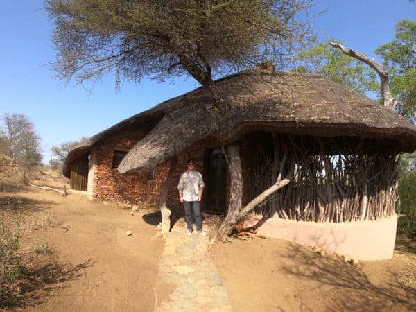 Each room at Sanctuary Makanyane Safari Lodge is a standalone "hut"