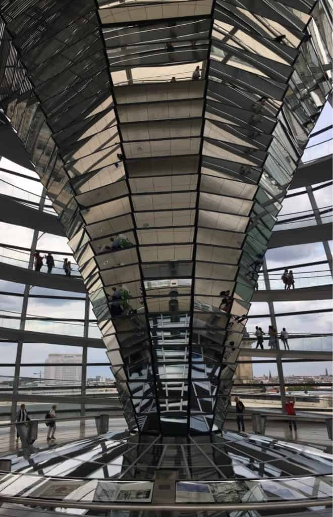 Hilton Berlin Review-The Reichstag Dome from inside