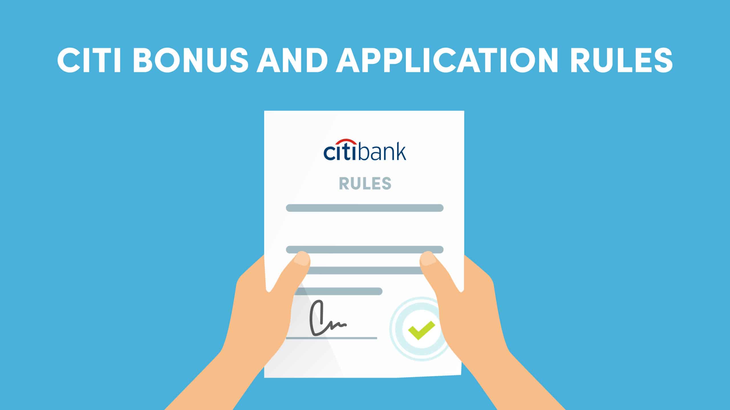 Citi Bonus and Application Rules