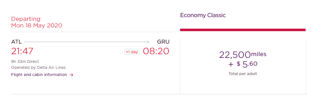 Book Delta Flights with Virgin Atlantic Miles all in one place Book Delta Flights with Virgin Atlantic Miles all in one place