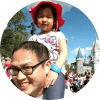 Joseph Cheung with daughter