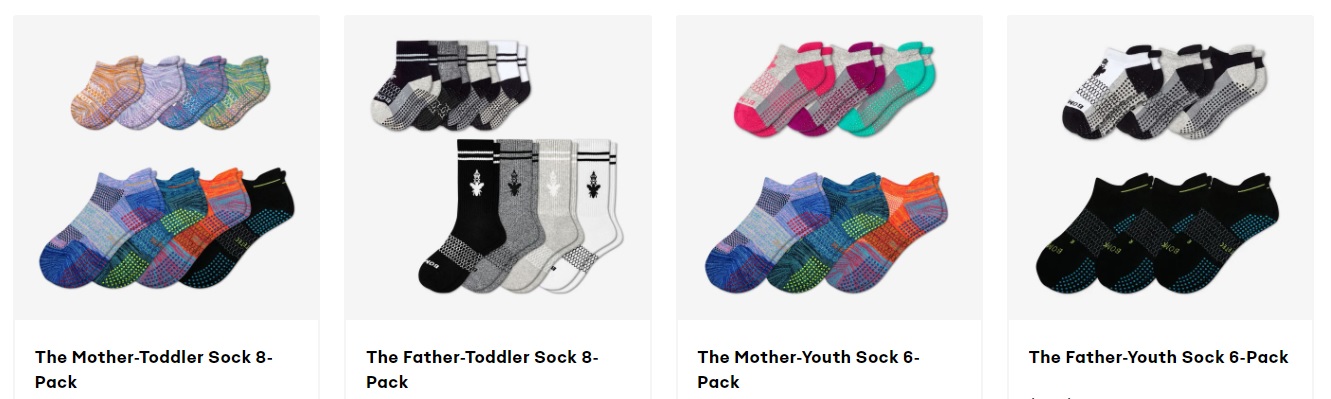 Bombas Socks - Family Packs