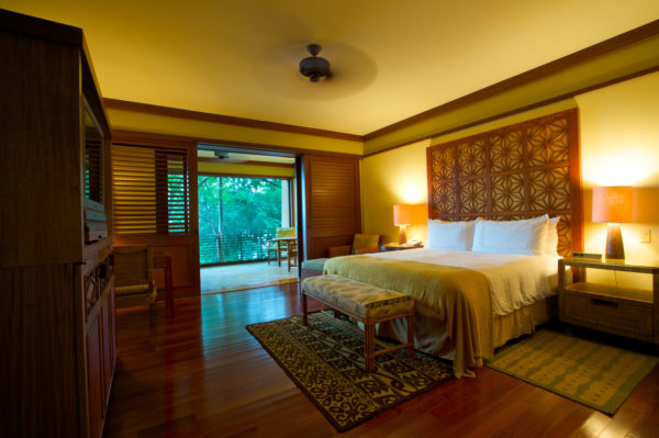 Luxury room in fine tropical resort