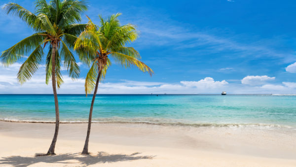 Caribbean sea on Jamaica