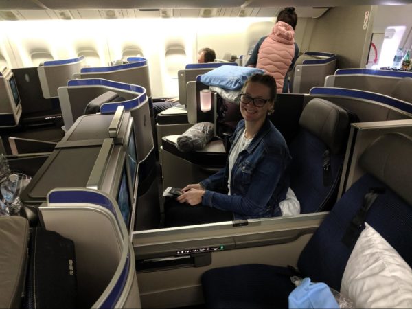 booking United flights to Europe using rewards and points