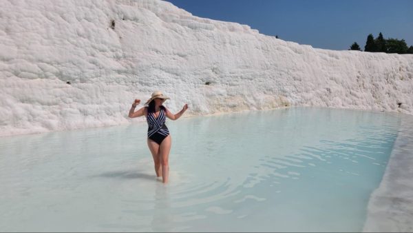 Pamukkale mineral-rich thermal waters