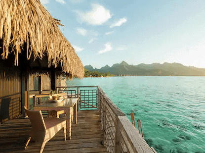 Overwater Bungalow at Hilton Moorea