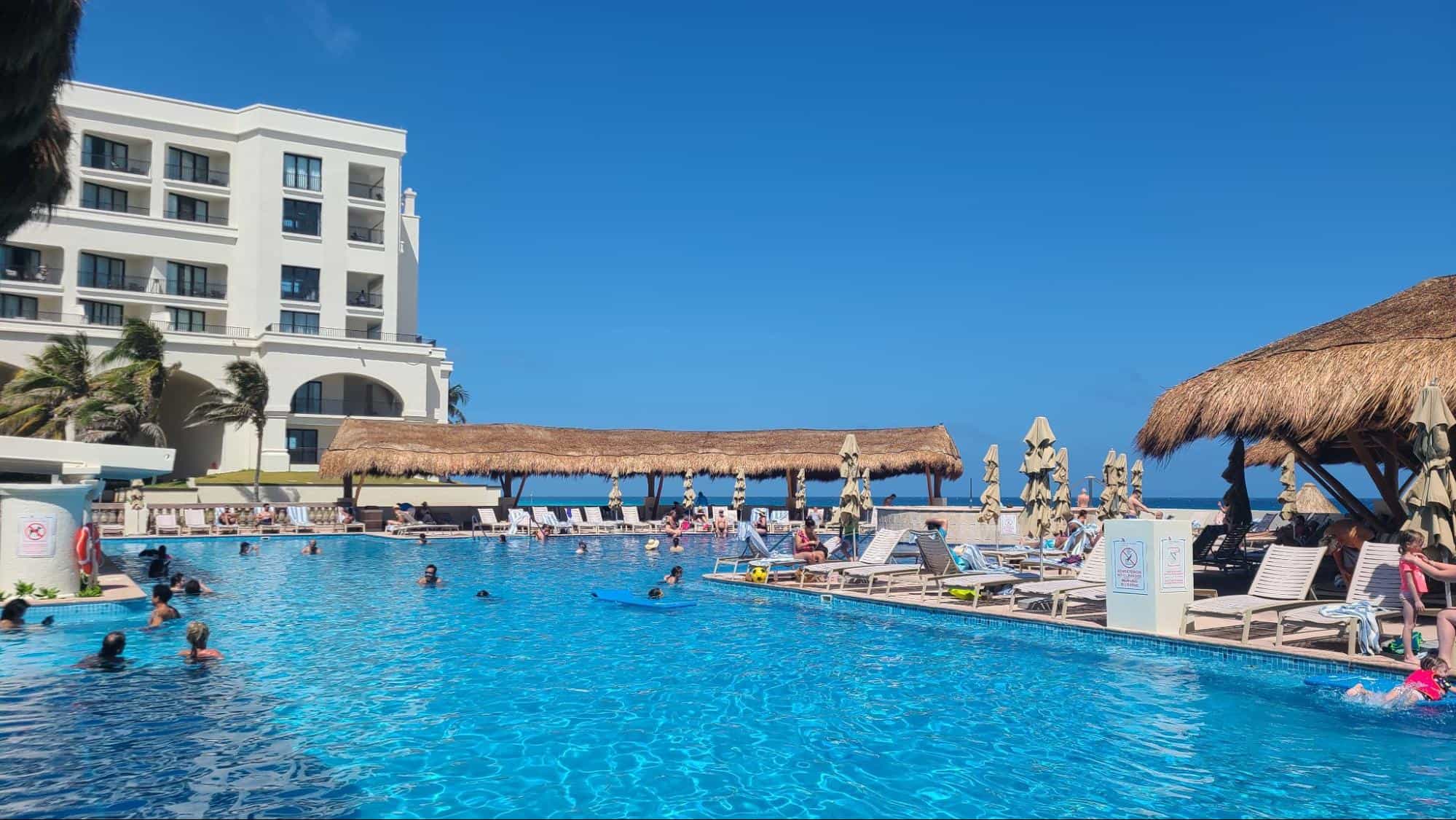 Dip in the pool at Marriott Cancun Resort