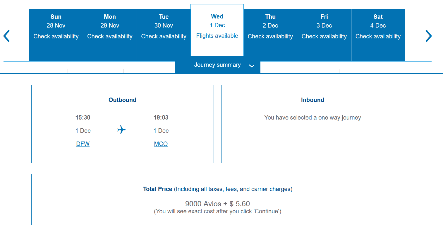 How to Book Award Flights to Orland with Ultimate Rewards-British Airways