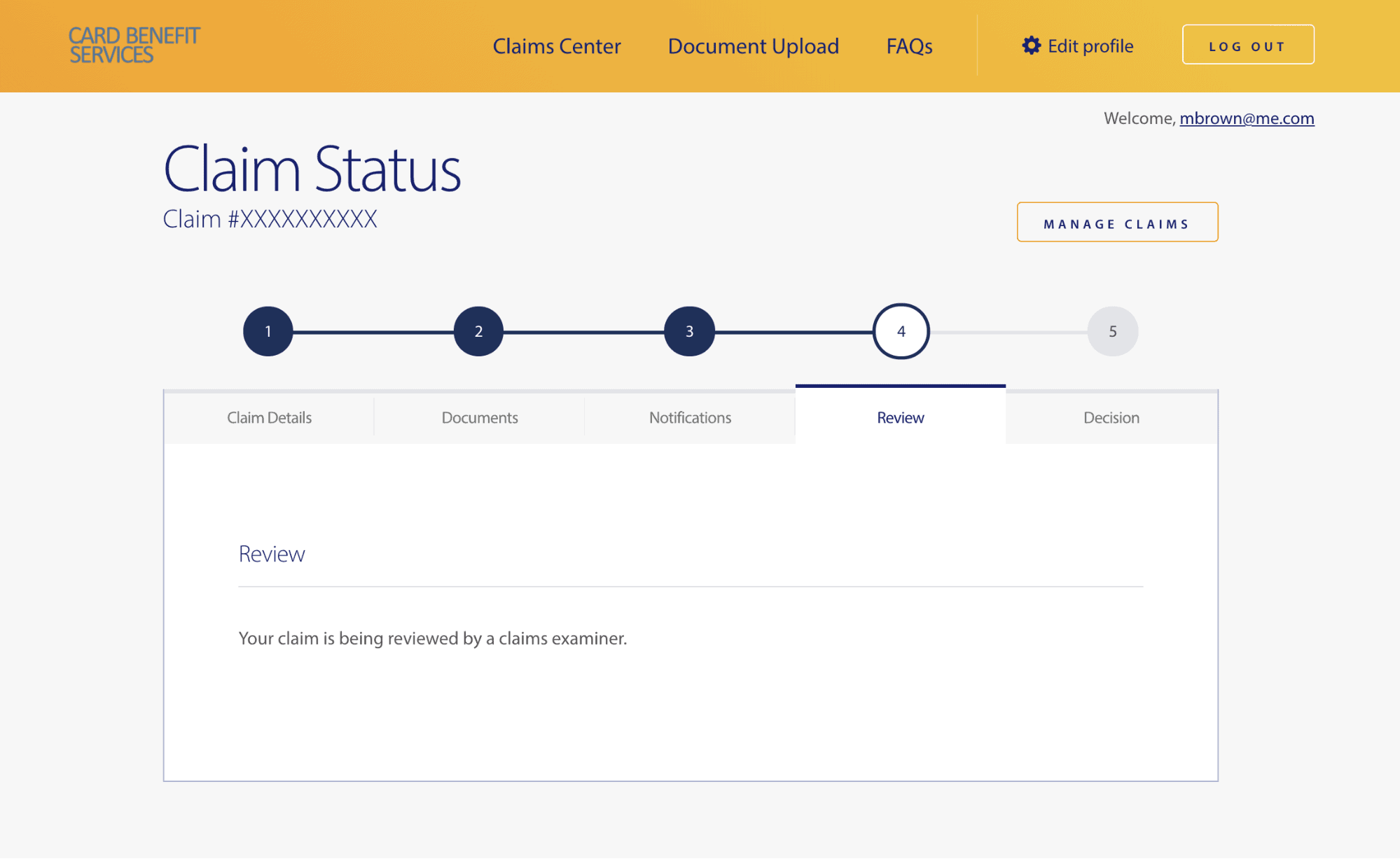 claim status