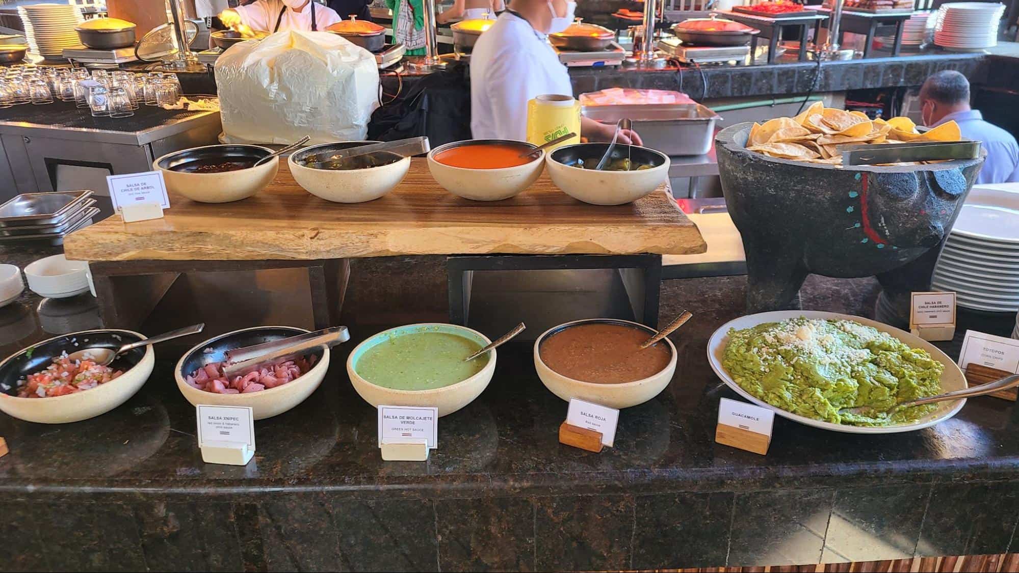 yogurt and freshly made guacamole