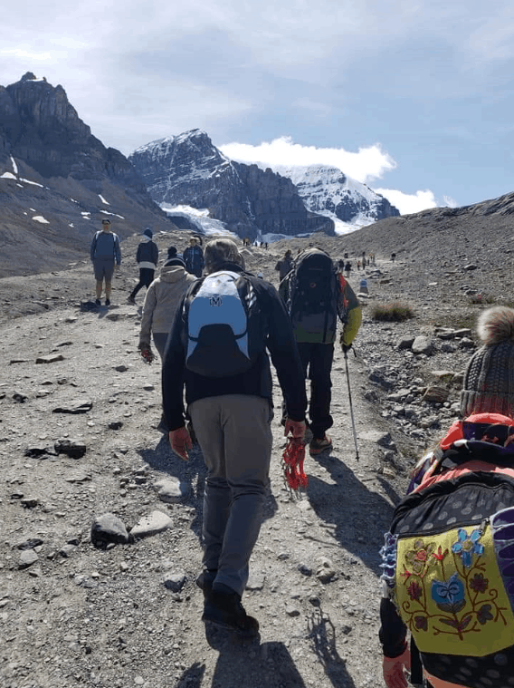 Athabasca Glacier hike