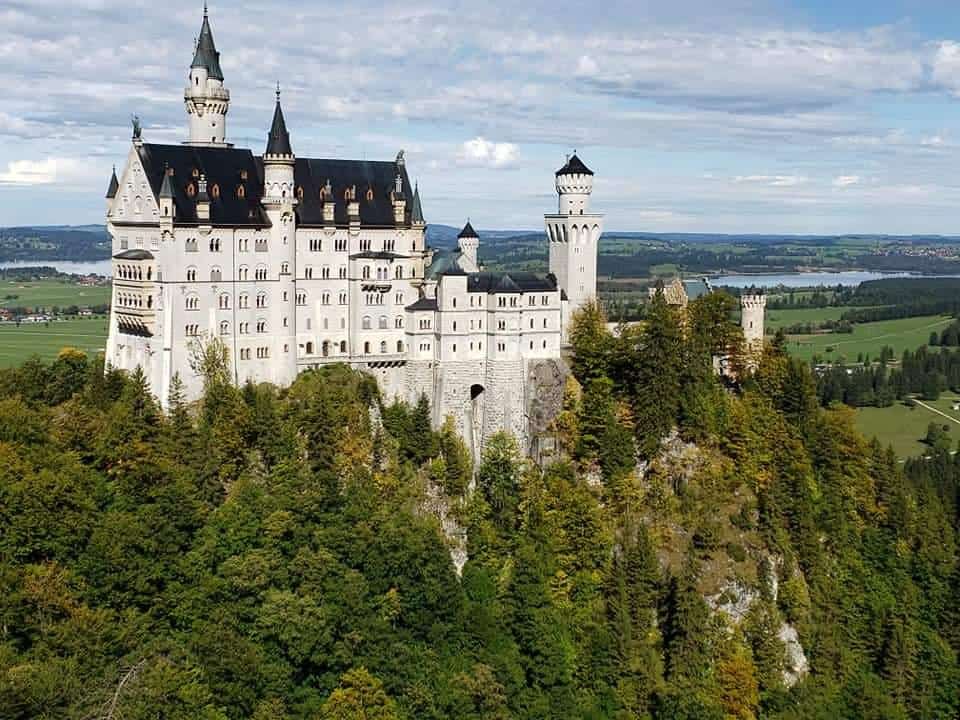 Neuschwanstien Castle from St. Mary’s Bridge