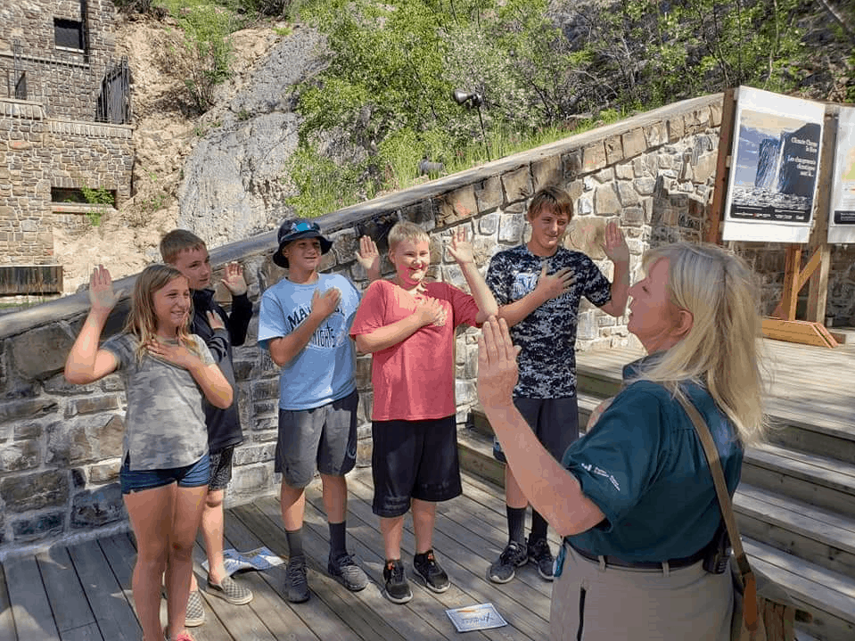 Taking the Parks Canada Oath