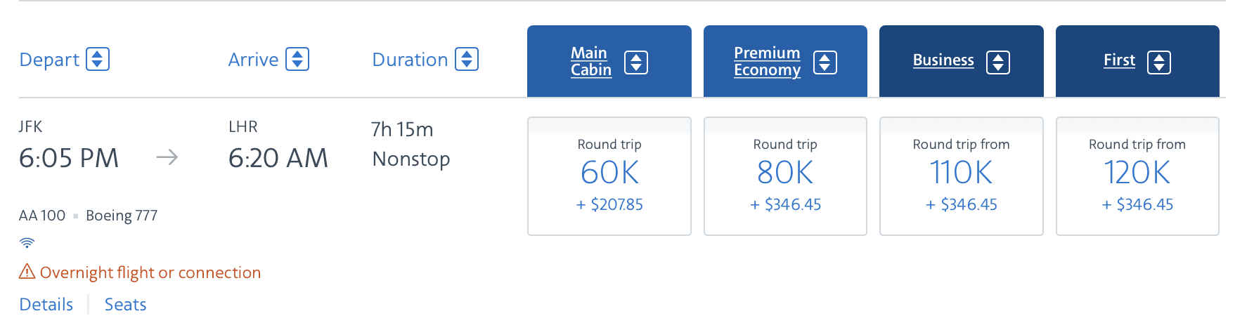 american airlines miles value 3