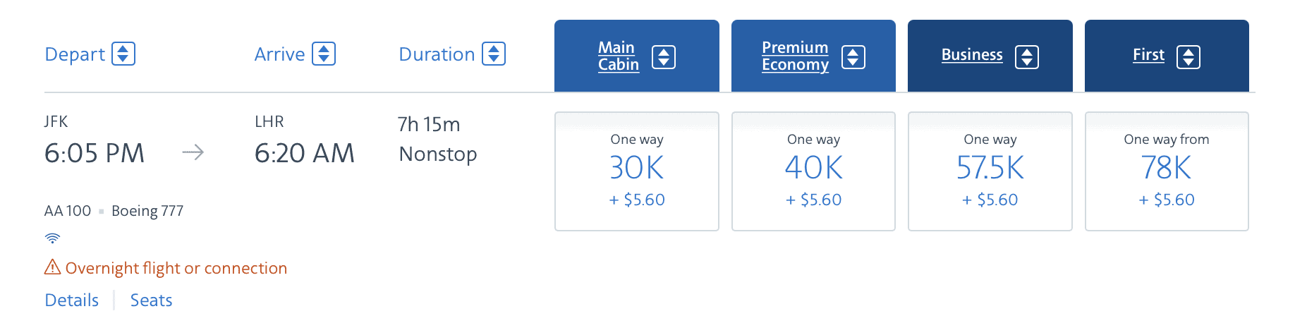 american airlines miles value