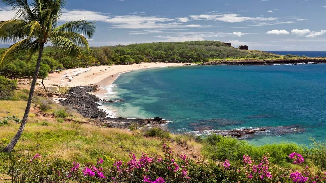 Manele Bay on the Island of Lanai in Hawaii