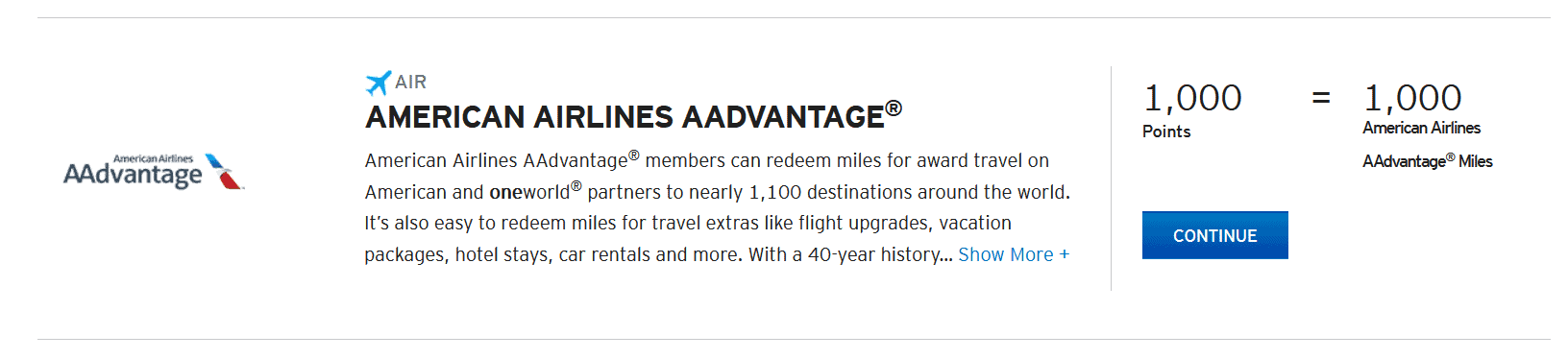 Citi AAdvantage american airlines