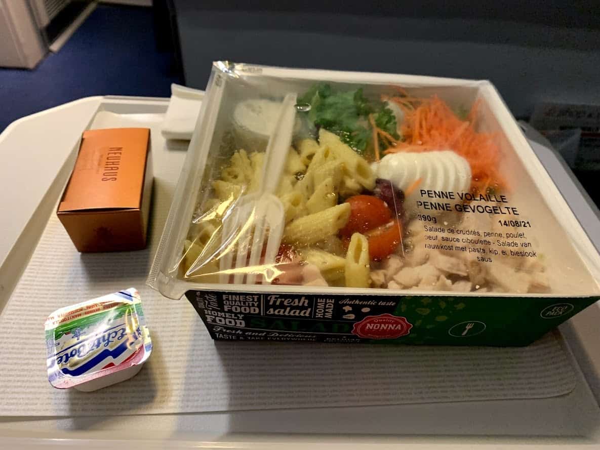 Brussels Airlines food service