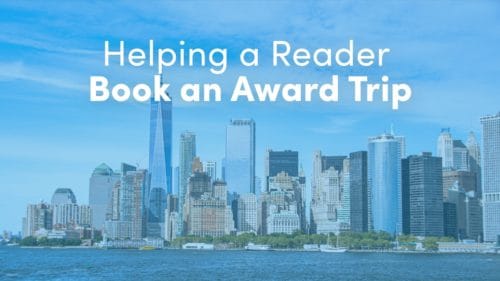 booking an award trip