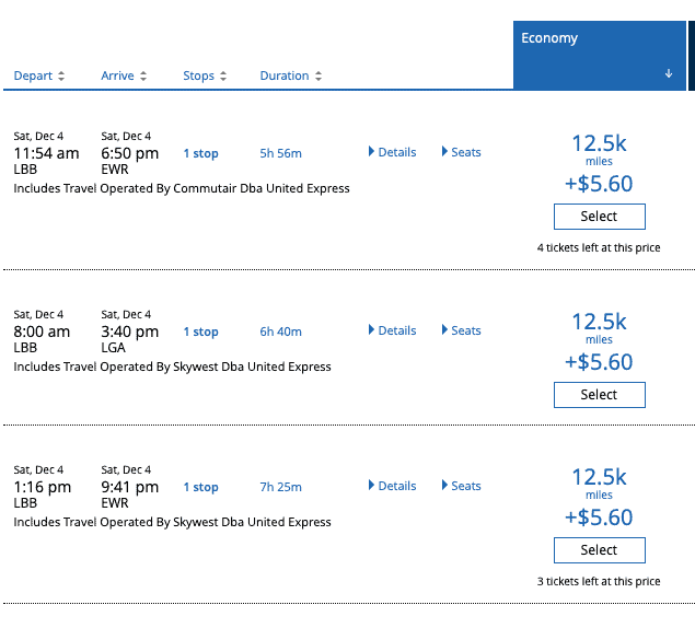 booking flights outbound flights- united airlines with air canada