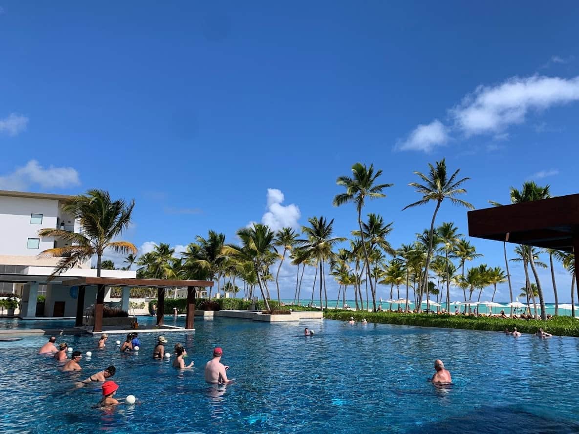 Aqua fitness class at Hyatt Zilara Cap Cana