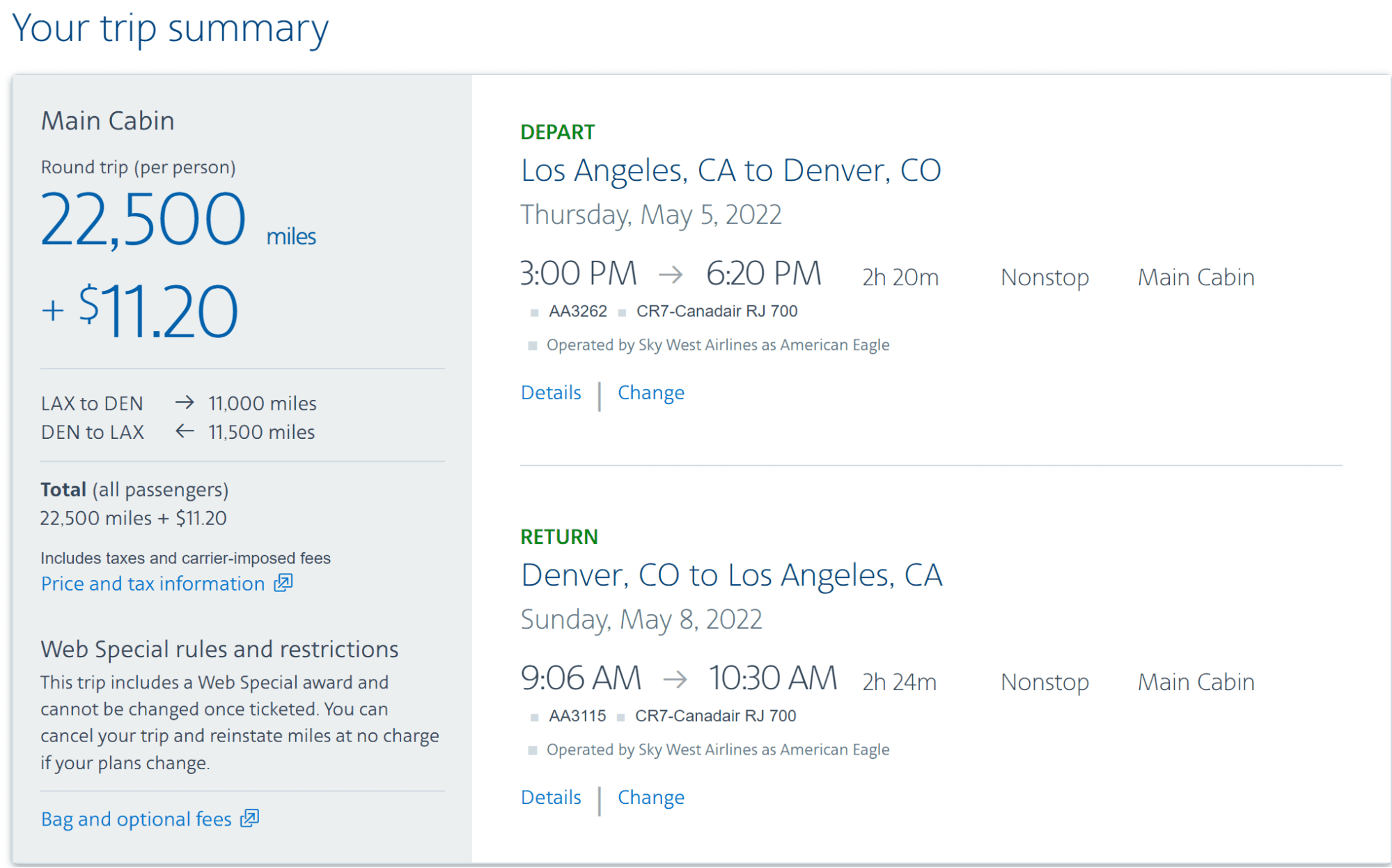 How to Book Flights to Denver Using Points and Miles with American Airlines