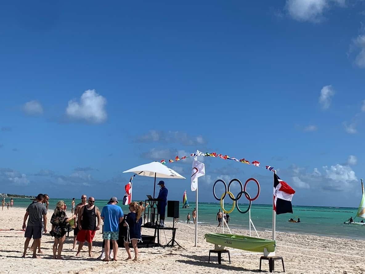 The “Olympic games” on the Ziva beach