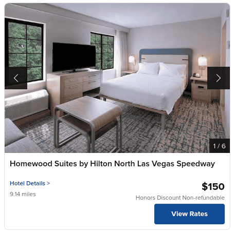 Booking at Homewood Suites by Hilton North Las Vegas Speedway using cash