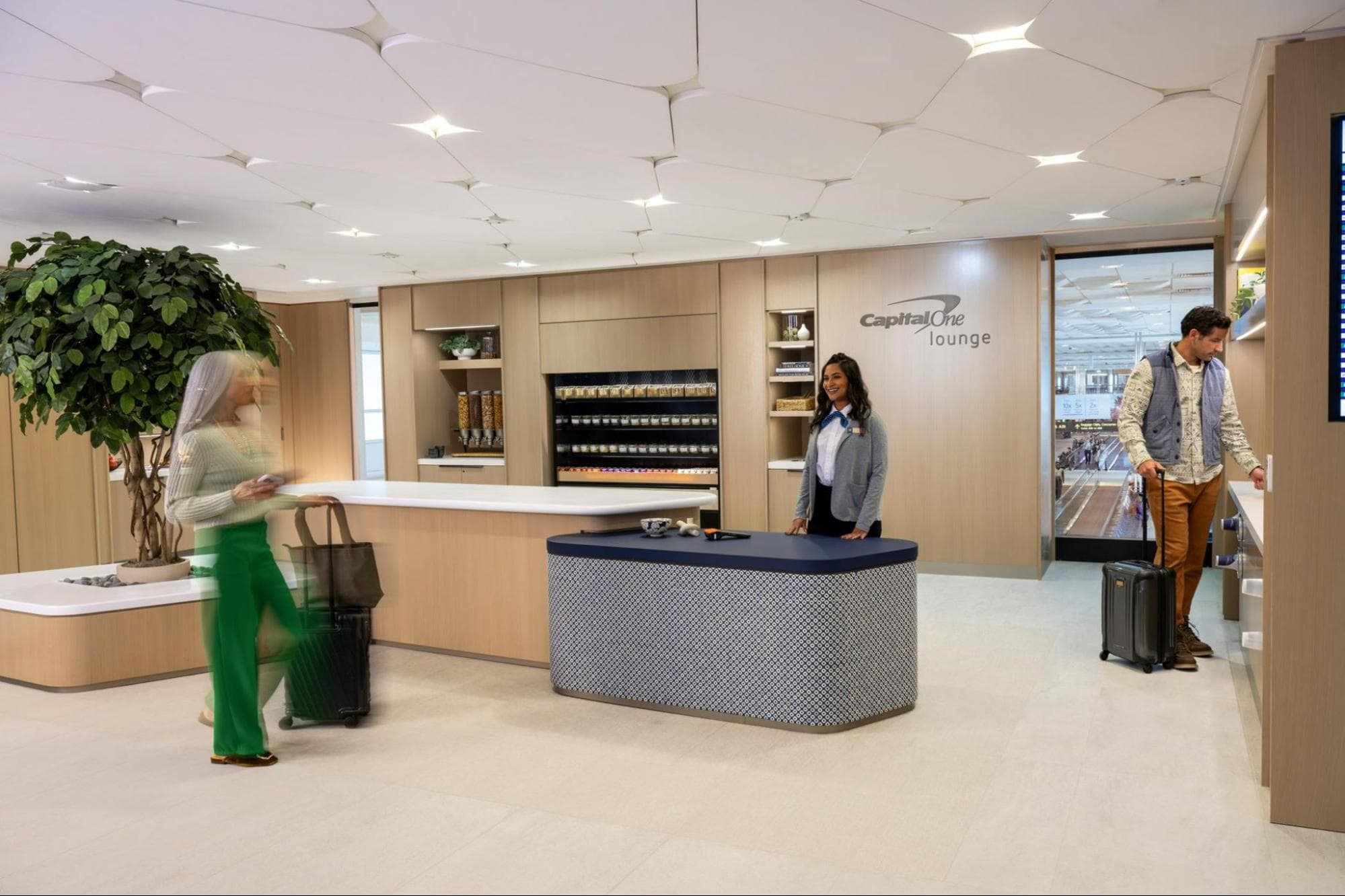 Capital One’s DEN lounge