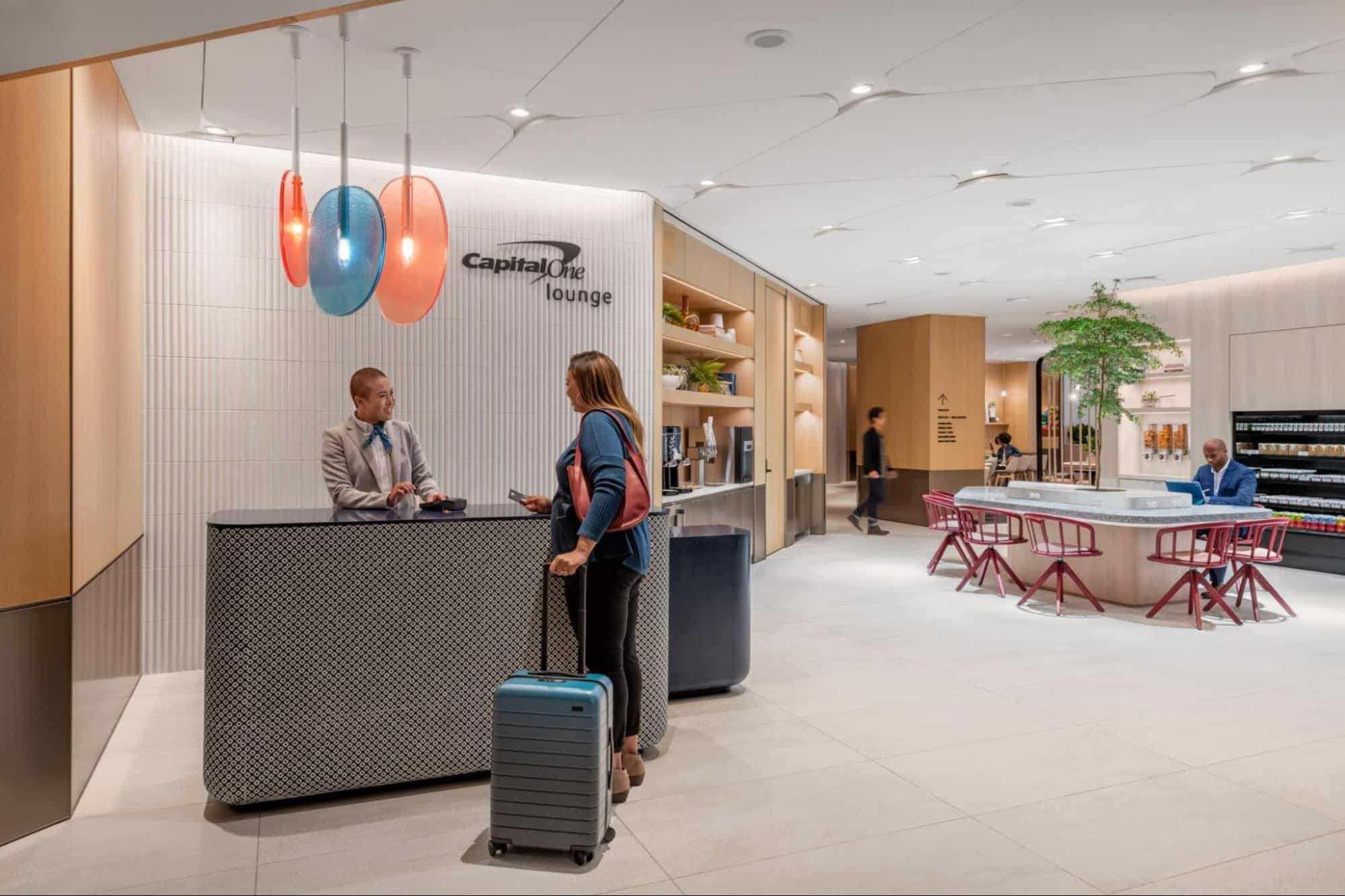 Capital One’s DFW lounge