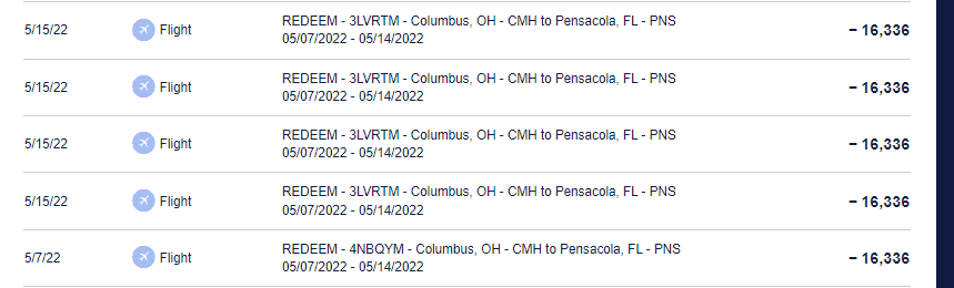 flight tickets using Southwest Rapid rewards points