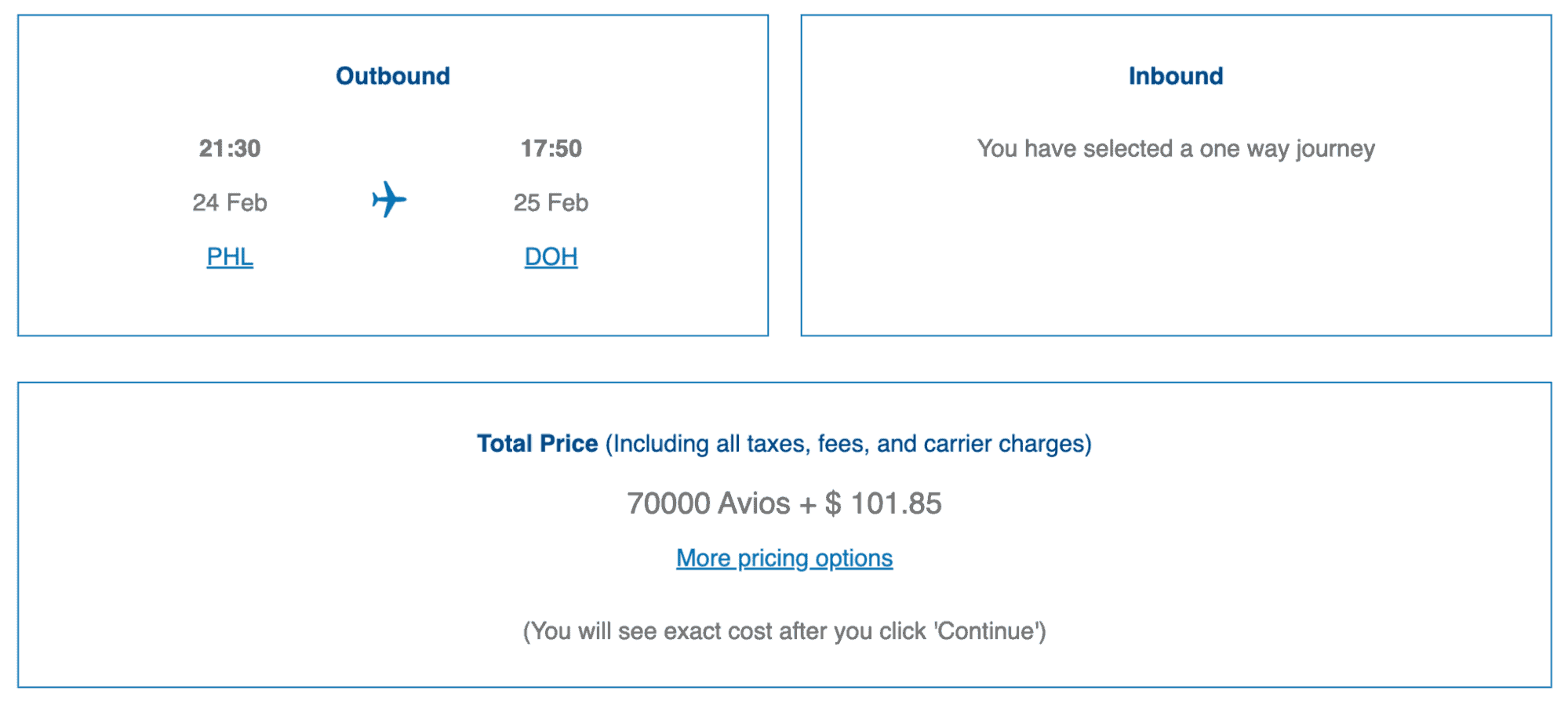 Book Qsuites to Doha, Qatar, with 70,000 British Airways Avios